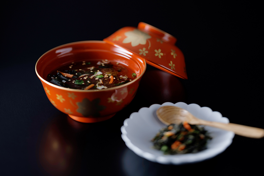 料亭の昆布のお吸いもの